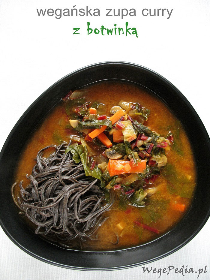 zupa curry z botwinką