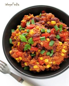 Wegańskie chili con carne fit - prosty i szybki przepis