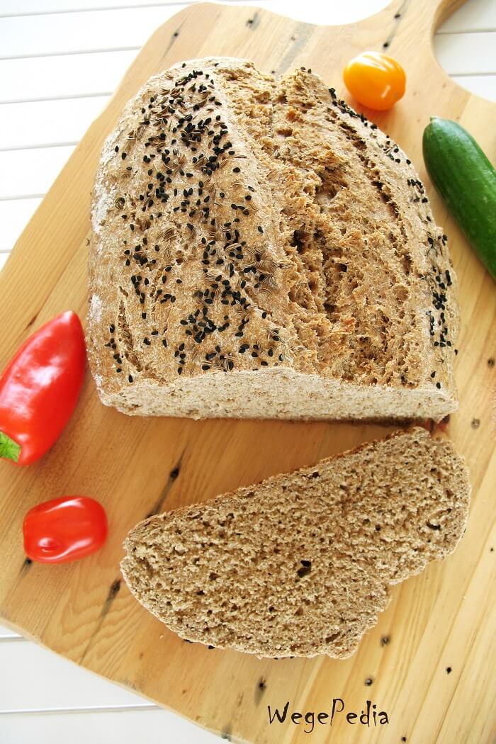 Szybki chleb bez drożdży - razowy na sodzie
