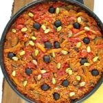 Paella z warzywami, wegańska