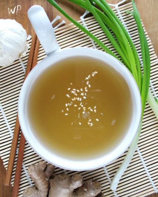 Bulion do ramenu, warzywny, wegański