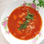 Zupa pomidorowa z passaty, wegańska pomidorówka