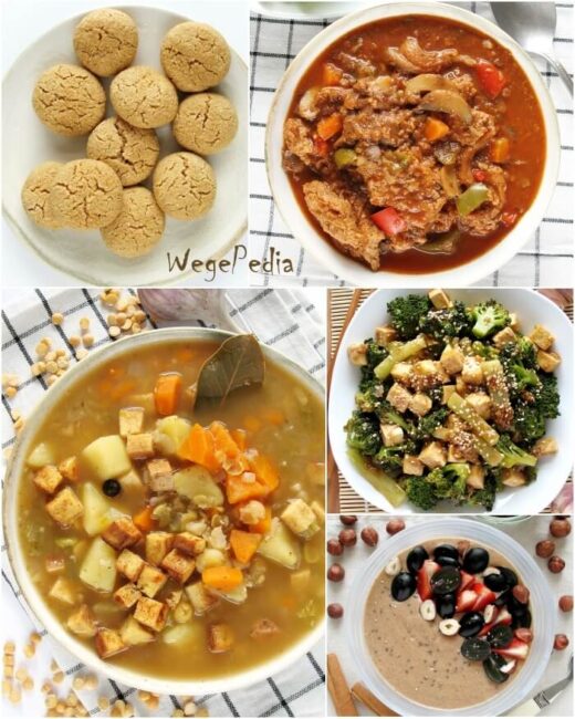 25 wegańskich przepisów dla sportowców, dania wysokobiałkowe